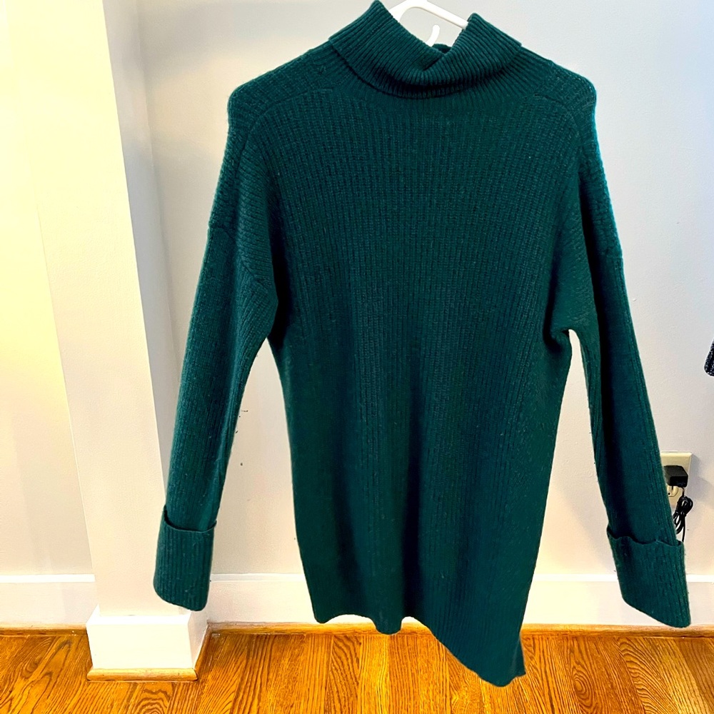 Halogen Oversized Turtleneck Sweater.